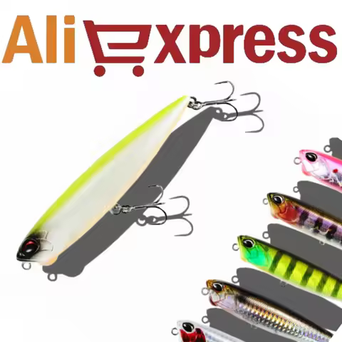 Crappie Lures 2025 Topwater Pencil Fishing 65mm 5.5g WTD Surface Hard Baits For Seabass Fishing Lure