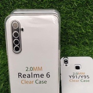 C/C-CASING COVER CASING CLEAR SOFT SOFT/ BENING TRANSPARENT/ Realme 3 Realme 3 Pro Realme 5 Realme 6
