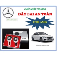 Seat Belt Fasteners for MERCEDES C300 AMG made of High Quality shiny Alloy