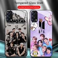 TS-44 BTS ARMY HD Glass Casing for OPPO Reno 6Z 6 5 4 3 A91 F15