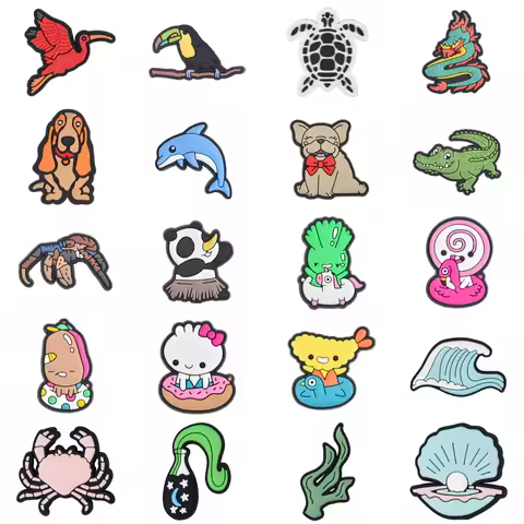 1Pcs Kinds of Camera Shoe Decoration Charms Animal Shoes Accessories Charms for Bracelets Kids Girl 