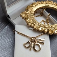 Vintage Dior字母項鏈