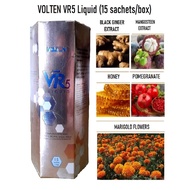 🔥💖READY STOCK 🤞VOLTEN VR5 Liquid Original💖 Ekstrak Halia Hitam / Black Ginger (15 sachets/box)