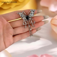 [shandaizhi666] Hollow Butterfly sel Brooch Female Light Luxury Personality ck Gem Corsage Cold Styl