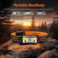 SUPERFIRE HL05-K 頭燈  感應頭燈  Type-C 接口充電   射程： 約100 公尺