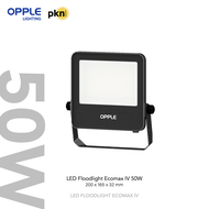 [รุ่นใหม่ล่าสุด!] OPPLE LED FLOODLIGHT โคมฟลัดไลท์ โคมสปอร์ตไลท์ โคมสตูดิโอ ECOMAX IV 50000 ชม. กันน
