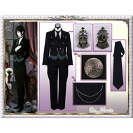 Feier Anime Black Butler Black Butler Sebastian Tuxedo cos