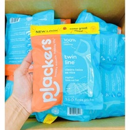 Box of 150 Plackers Twin-Line Cool Dental Floss