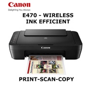 Canon E470 All in One Wifi Printer