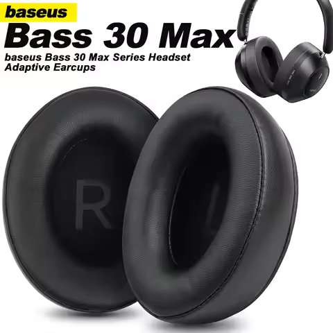 Earphone pads For baseus Bass 30 Max replacement Earpads headphones Earmuffs cloth Memory Covers Spo