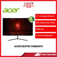 ACER ED270U S3BMIIPX,27,LED,BLACK,250NITS MONITOR
