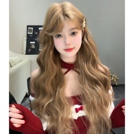 GDS Wigs วิกผมกึ่งทอมือลอนคลื่นสีน้ำตาลบลอนด์ทอง (ยาว 70 cm) *รุ่นที่ 5 นวัตกรรมใหม่ล่าสุด*