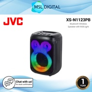JVC XS-N1123PB Wireless Bluetooth Speaker with RGB Light