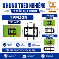 Tilting TV Mounting Bracket TPM32N TPM42N TPM52N, Sturdy TV Wall Mount, Adjustable Viewing Angle, In