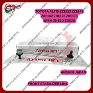 (ANSHIN JAPAN) STABILIZER LINK &amp; ABSORBER LINK FRONT TOYOTA ALTIS ZZE122 ZZE142 ZRE142 ZRE172 WISH ZNE10 ZGE20 (@1PC)