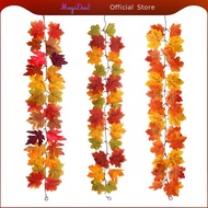 MagiDeal Fall Leaf Garland Hanging Vines Outdoor Christmas Fall Decoration Fall Vines