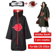 【COD】Kids Naruto Costume Akatsuki Cloak Cosplay Sasuke Uchiha Cape Cosplay Itachi Clothing Cospla