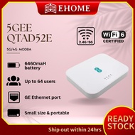 5GEE WiFi 5G Wireless Router Modem Battery 6460maH Pocket Hotspot Connected Up To 64 Users
