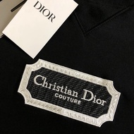 NEW_DIOR Summer New Classic Embroidered Letters Pure Cotton T-shirt For Men And Women, Loose Large Size Student Short-sl