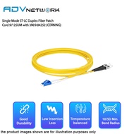ADV Single Mode ST-LC Duplex Fiber Patch Cord 9/125UM with 3M/9.84252 (CORNING) - Yellow