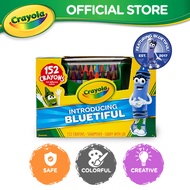 Crayola Ultimate Crayon Collection with Bluetiful - 152 Color Crayons & Sharpener - For Age 4+