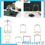 [HOMYL2] Coffee Mug Rack Teacup Rack Stylish Metal Mug Drying Rack Cup Drying Rack for