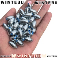 WINTE3U 20pcs Fishing Weight Sinker, Lead Carp Fishing Fishing Sinkers, 2024 Alloy carbon steel mate