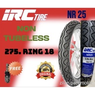 IRC NR tubetype/non-tubeless tires. (275.18). free valve