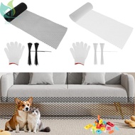 Under Couch Blocker Customizable Length Couch Toy Blocker with Ties and Gloves Easy to Install Under