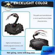 Motorcycle Meter Gauge Instrument 7 Color LCD Speedometer Water Temp RPM Odometer for  LC135 C8