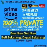 AMAZON PRIME VIDEO PREMIUM ACCOUNT MALAYSIA / USA / INDIA 920