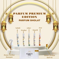 Rasheed Oud Parfum Sholat Non Alkohol Premium Edition Daily / Parfum Islami Paket 6 pcs Tahan Lama