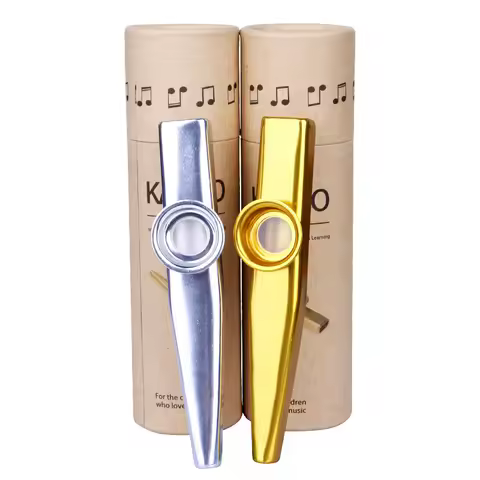 Portable Metal Kazoo Pocket Instrumentos Musicais Beginner Zero Foundation Wind Instrument Simple Ac