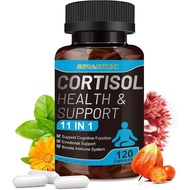 Cortisol Supplements for Women, 1360mg Cortisol Manager & Cortisol Reducer, 11-in-1 Cortisol Balance