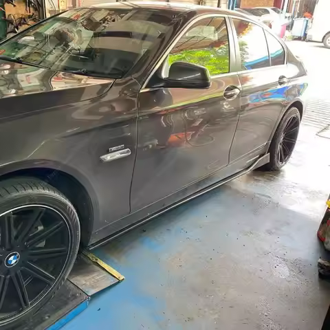 For BMW F10 F11 Side Skirts Extension Rocker Panels Lip Splitters 523i 528i 530i 530d 535i 550i M5 2