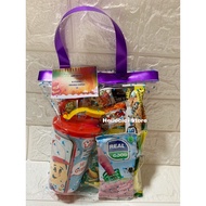 SNACK PARCEL + TUMBLER GLASS BIRTHDAY PACKAGING