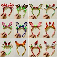 Fuzzy Wire Headband Christmas CUstomized