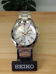 SEIKO Chronograph QUARTZ รหัส SKS403P1 จับเวลา กันน้ำ100m ประกันศูนย์ไซโก้