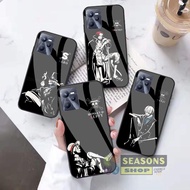 [Realme C35] Realme C35 Glass Softcase - Realme C35 Glitter Glass Softcase - Realme C35 Softcase - R