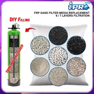 Self Service Outdoor FRP Sand Water Filter Replacement 6 / 7 Layers Replacement Sand Filling Pasir S
