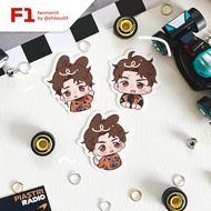 F1 Oscar Piastri Glitter Stickers (McLaren Formula 1 Trinkets Merch)
