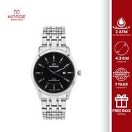 Mirage Jam Tangan Pria Anti Air Kasual Silver Stainless Anti Karat Garansi 1 Tahun 8830 M Original
