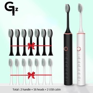 GeZhou Sonic Electric Toothbrush Rechargeable IPX7 Waterproof Toothbrush for children 18 Mode Travel