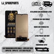 LCD TOUCHSCREEN OPPO RENO 3 / F15 / A91 / F17 FULLSET COMPLETE NON FINGERPRINT ORIGINAL 100%