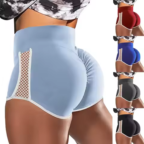 Summer Women's Gym Leggings,Women's Hip Enhancing Stretch Shorts,Casual Athletic Shorts,High Waisted