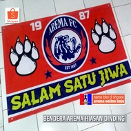 MERAH AREMA FLAG WALL DECORATIONS LION PALM 02 RED - AREMA ONLINE CLOTHES