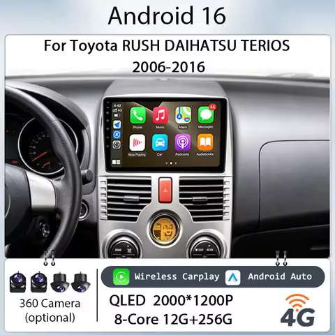 GPS Navi Bluetooth WiFi DSP HD Touch Screen Multimedia Player for Toyota RUSH DAIHATSU TERIOS 2006-2