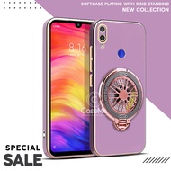 Xiaomi Redmi Note 7 7 Pro Soft Case Stand Holder Fun Silicone Luxury PlatingRing