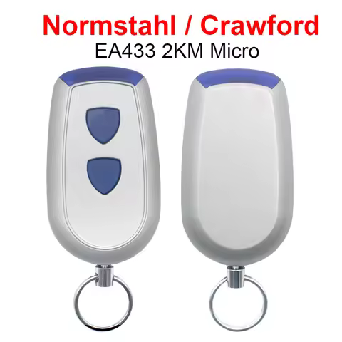 Normstahl Magic 600 CRAWFORD EA433 Garage Door Opener Remote Control 433mhz Replacement Rolling Code