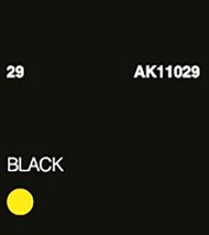 BLACK GREY WHITE AK11001 - AK11029 AK 3G miniature paints 3rd Generation Non-toxic [New in Bottle][A